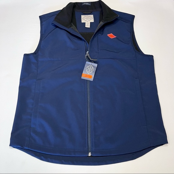 St. John’s Bay Comfort Stretch Windproof Water Resistant Vest Jacket Medium - Picture 2 of 10